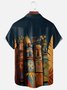 Moisture-wicking Tiki Chest Pocket Hawaiian Shirt