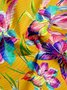 Moisture-wicking Floral Aloha Shirt