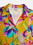 Moisture-wicking Floral Aloha Shirt
