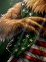 Moisture-wicking American Flag Rooster Beer Chest Pocket Casual Shirt