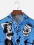 Hardaddy Mermaid Chest Pocket Short Sleeve Hawaiian Shirt