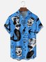 Hardaddy Mermaid Chest Pocket Short Sleeve Hawaiian Shirt