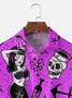 Hardaddy Mermaid Chest Pocket Short Sleeve Hawaiian Shirt