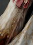 Moisture-wicking Screaming Chicken Chest Pocket Casual Shirt