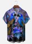 Hardaddy Moisture-wicking Breathable Parrots Chest Pocket Hawaiian Shirt