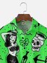 Hardaddy Mermaid Chest Pocket Short Sleeve Hawaiian Shirt