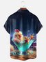 Moisture-wicking Cocktail Chicken Chest Pocket Hawaiian Shirt