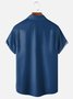 Hardaddy American Flag Chest Pocket Short Sleeve Casual Shirt