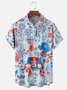 Moisture Wicking 4th of July Gnome Chest Pocket Hawaiian Shirt