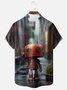 Moisture-wicking Love Death Robot Chest Pocket Casual Shirt