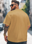 Big Size Men's American Flag Independence Day Loose Fit T-shirt
