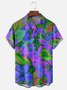 Tall Size Moisture-wicking Floral Chest Pocket Hawaiian Shirt