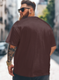 Big Size Men's  Religious Jesus Art Loose Fit T-shirt