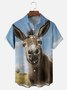 Moisture-wicking Donkey Chest Pocket Hawaiian Shirt