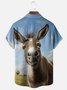 Moisture-wicking Donkey Chest Pocket Hawaiian Shirt