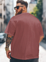 Big Size Men's Bigfoot BBQ Party Loose T-shirt