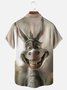 Moisture-wicking Donkey Chest Pocket Hawaiian Shirt