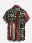 Moisture Wicking 1776 Declaration of Independence 4th of July Chest Pocket Hawaiian Shirt