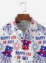 Moisture-wicking Independence Day Chest Pocket Casual Shirt