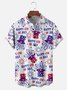 Moisture-wicking Independence Day Chest Pocket Casual Shirt