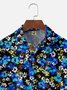 Moisture-wicking Floral Chest Pocket Hawaiian Shirt