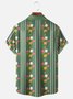 Moisture-wicking Floral Chest Pocket Hawaiian Shirt