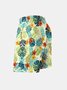 Men's Swim Trunks Hawaiian Tropical Palm Tree Beach Shorts with Pockets