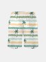 Men's Swim Trunks Hawaiian Tropical Palm Tree Beach Shorts with Pockets