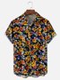 Moisture-wicking Floral Chest Pocket Hawaiian Shirt