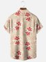 Moisture-wicking Floral Chest Pocket Hawaiian Shirt