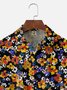 Moisture-wicking Floral Chest Pocket Hawaiian Shirt