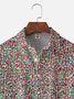 Moisture-wicking Gradient Color Geomatric Chest Pocket Casual Shirt