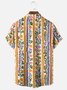 Moisture-wicking Floral Chest Pocket Hawaiian Shirt