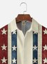 Moisture-wicking Independence Day Chest Pocket Casual Shirt