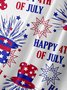 Moisture-wicking Independence Day Chest Pocket Casual Shirt