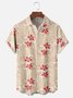 Moisture-wicking Floral Chest Pocket Hawaiian Shirt