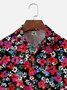 Moisture-wicking Floral Chest Pocket Hawaiian Shirt