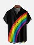 Moisture-wicking LGBT Prime Month Chest Pocket Casual Shirt