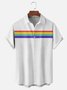 Moisture-wicking LGBT Prime Month Chest Pocket Casual Shirt