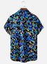 Moisture-wicking Floral Chest Pocket Hawaiian Shirt