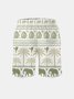 Men's Swim Trunks Hawaiian Tropical Palm Tree Beach Shorts with Pockets