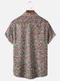 Moisture-wicking Gradient Color Geomatric Chest Pocket Casual Shirt