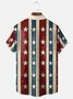 Moisture-wicking Independence Day Chest Pocket Casual Shirt