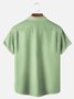 Big Size Moisture-wicking Busy Duck Chest Pocket Hawaiian Shirt