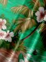 Big Size Moisture-wicking Tropical Hibiscus Flower Chest Pocket Hawaiian Shirt