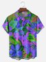 Big Size Moisture-wicking Floral Chest Pocket Hawaiian Shirt