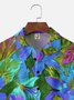 Big Size Moisture-wicking Floral Chest Pocket Hawaiian Shirt