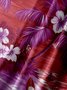 Big Size Moisture-wicking Tropical Hibiscus Flower Chest Pocket Hawaiian Shirt