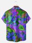 Big Size Moisture-wicking Floral Chest Pocket Hawaiian Shirt