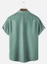 Big Size Moisture-wicking Toucan Parrot Chest Pocket Bowling Shirt